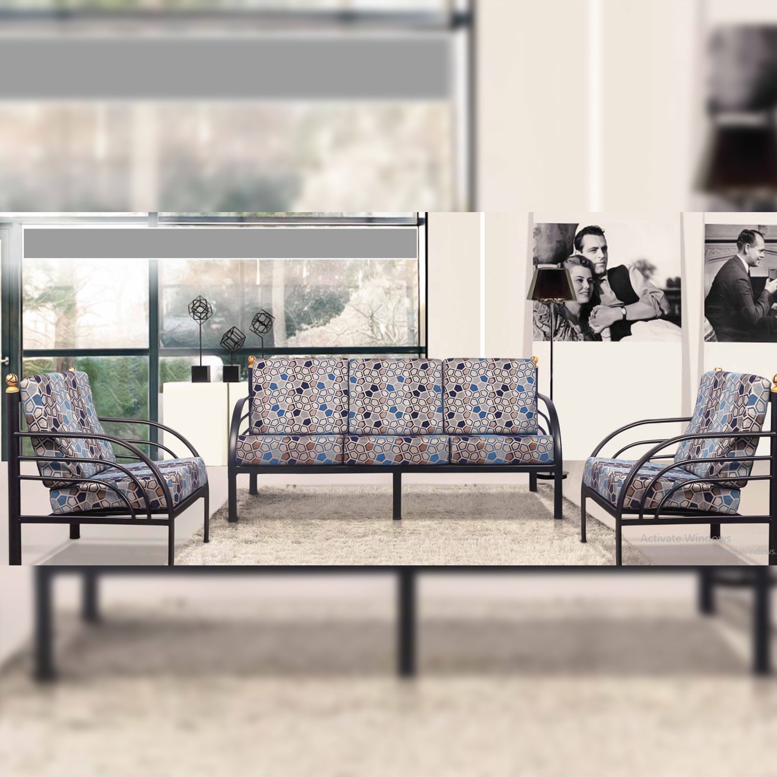 Iron Stylish  Sofa Set Manufacturer, Supplier & Dealer in Mumbai, Maharashtra & India